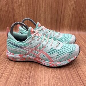 ASICS GEL-NOOSA TRI 12 Running Shoes Womens 7 Mint Green Coral 1012A578